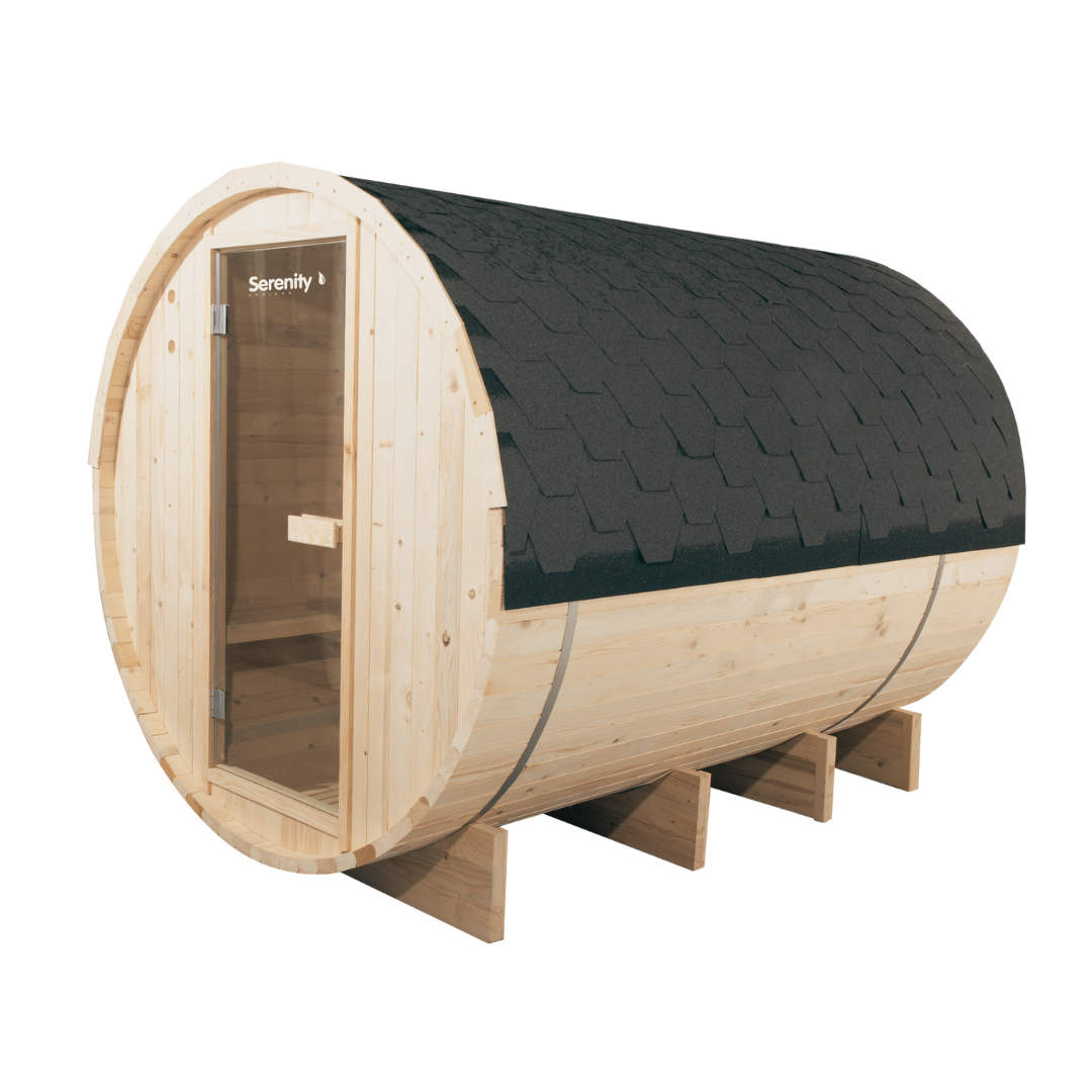 Outdoor Traditional Barrel Sauna - 4 Person