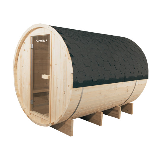 Outdoor Traditional Barrel Sauna - 4 Person